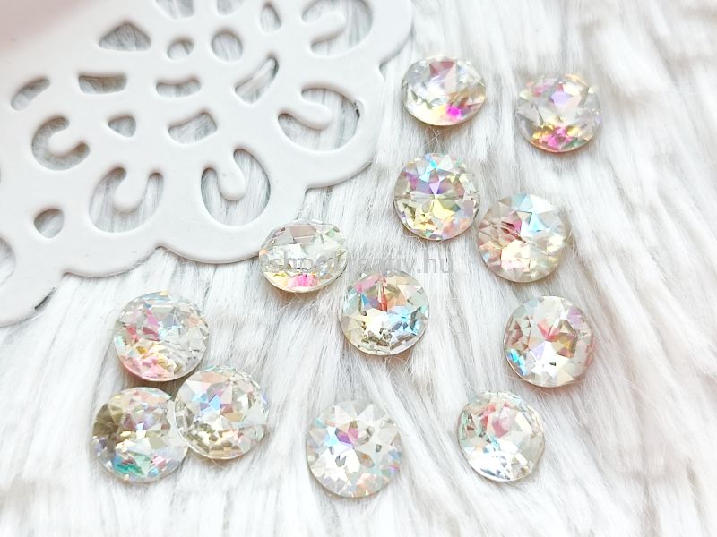 Kristly AB  rivoli cabochon kpos htlappal 8mm