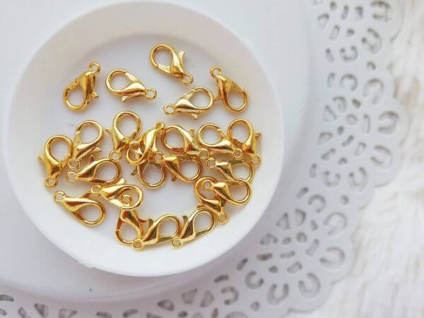  Arany delfinkapocs 12mm lom mentes