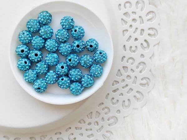  Trkiz shamballa gyngy 8mm