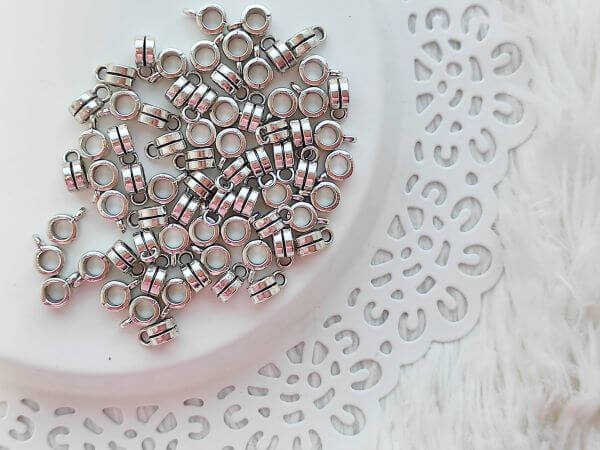  Ezst medltart 9x4mm