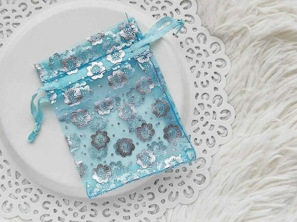  Kk virgos organza tasak 7x9cm