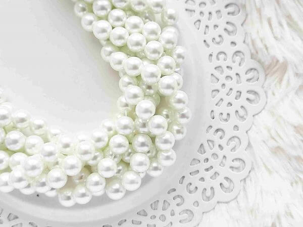  White igazgyngy utnzat 8mm (10db/csomag)