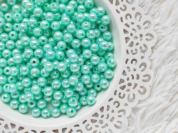  Menta aura akril teklagyngy 8mm (20db/csomag)