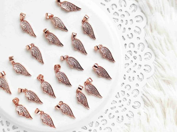  Rose gold cirknia angyalszrny medl medltartval