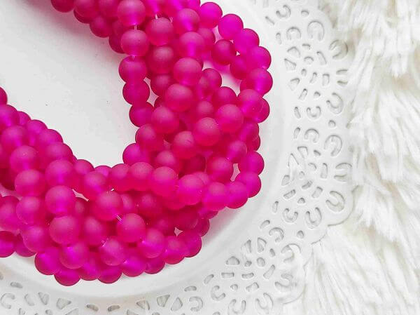  Magenta jggyngy 8mm (20db/csomag)