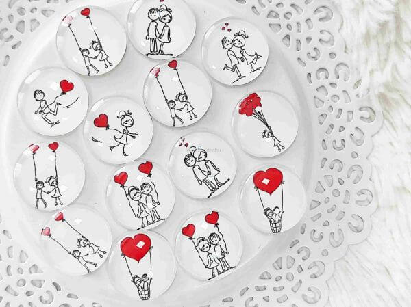  Romantikus mints veglencse 25mm