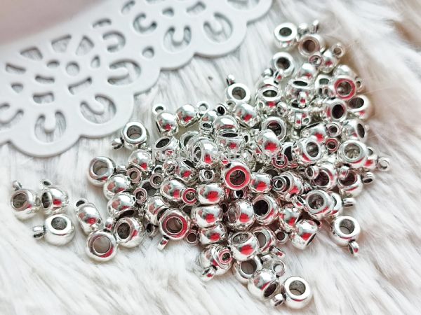  Ezst egyszer medltart 9x6mm