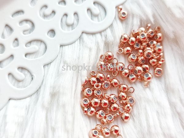  AAA rose gold mini medltart  5mm (kicsi lyukmrettel)