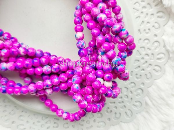 Kk-orchidea festett jde svnygyngy 6mm (10db/csomag)
