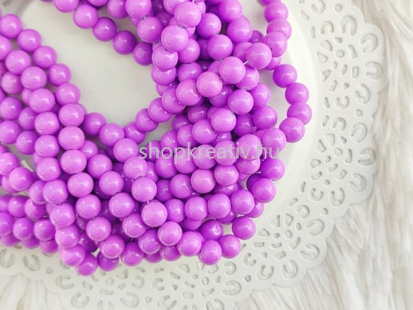 Levendula festett veggyngy 8mm (20db/csomag)