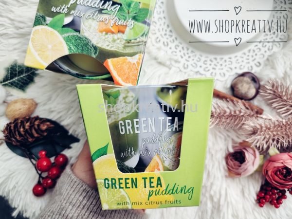  BARTEK / Zld Tea Puding illatgyertya