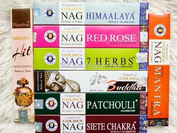  VIJAYSHREE Golden Nag - Siete Chakra/Ht Csakra masala fstl