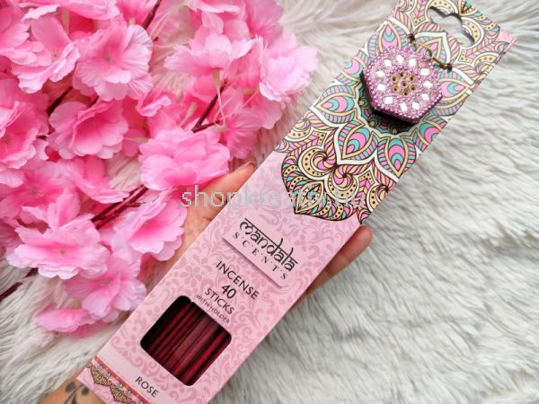 MANDALA Rose / Rzsa fstl + ajndk csillog fstltart