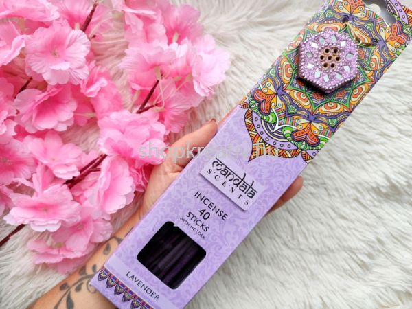  MANDALA Lavender / Levendula fstl + ajndk csillog fstltart