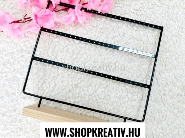  Fekete fm ll flbevalllvny fa talpon 28x30cm