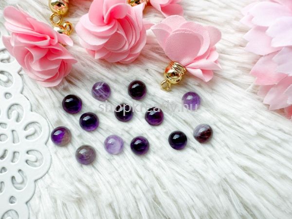  Ametiszt svny cabochon 8mm