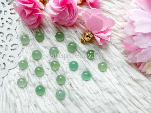  Zld aventurin svny cabochon 8mm