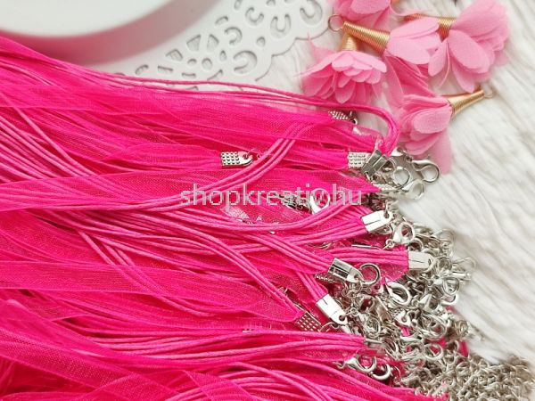  Pink organza nyaklncalap