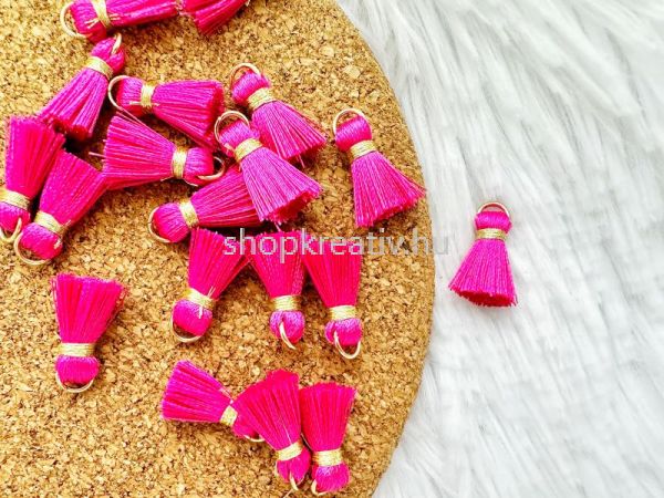  Pink mini bojt arany szerelkarikval kb. 15 mm